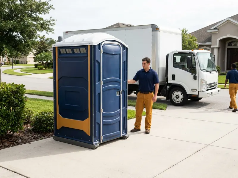 Deluxe Flush Portable Toilet Rental in Ocala, FL